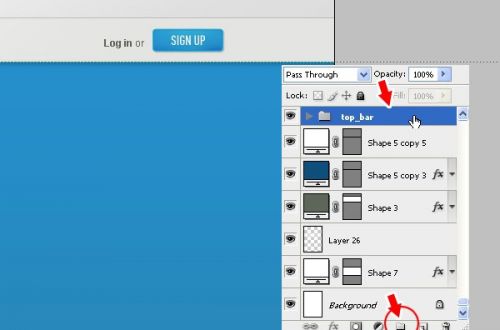 آموزش طراحی سایت در فتوشاپ